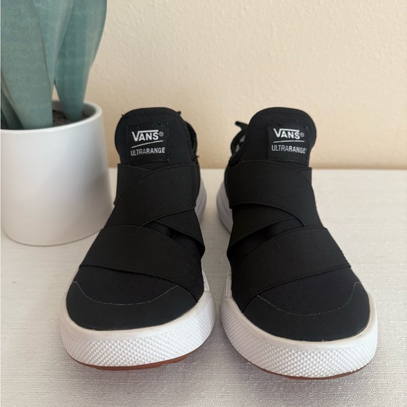 Vans UltraRange Black Mesh Slip On Sneakers women 7 men 5.5 - Picture 6 of 15
